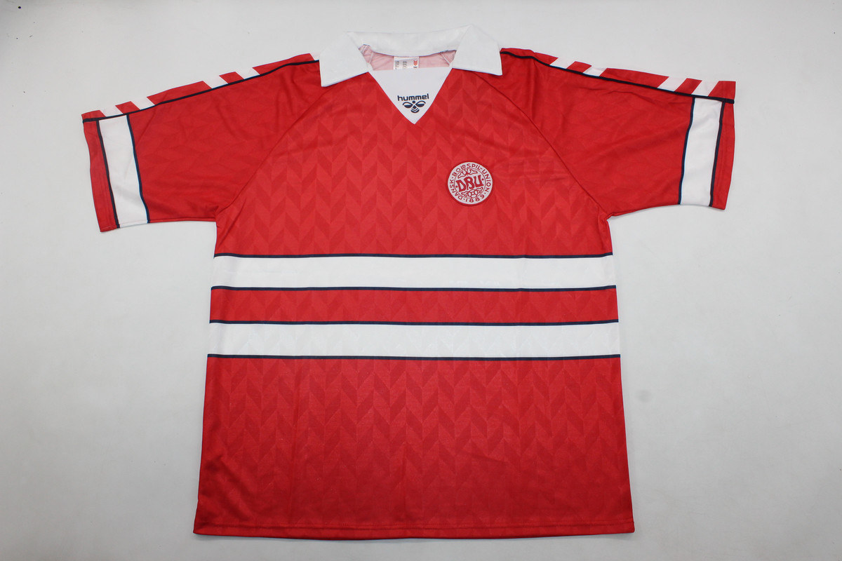 AAA Quality Denmark 1988 Home Soccer Jersey